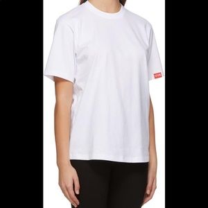 Victoria Beckham White Cotton Jersey, The Victoria White T-Shirt